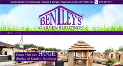 Desktop Screenshot of bentleysgardenbuildings.co.uk