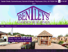 Tablet Screenshot of bentleysgardenbuildings.co.uk